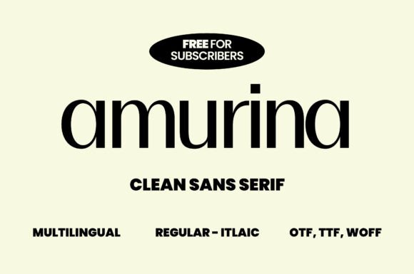 Amurina: Modern Sans Serif for Digital Marketing