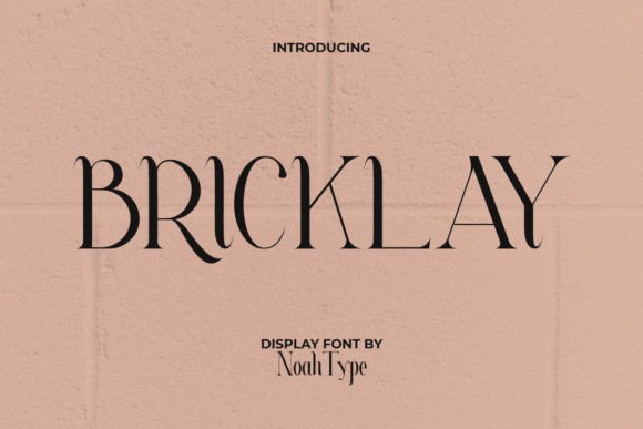 Bricklay Font: Elegant Serif for Creative Projects