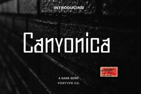 Canyonica: A Modern Font for Creative Makers