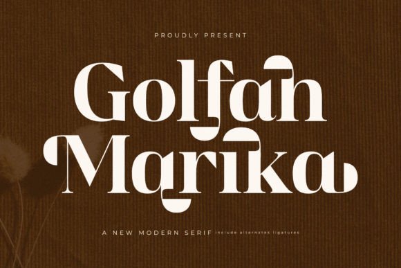 Golfah Marika: A Serif Font for Professional Branding