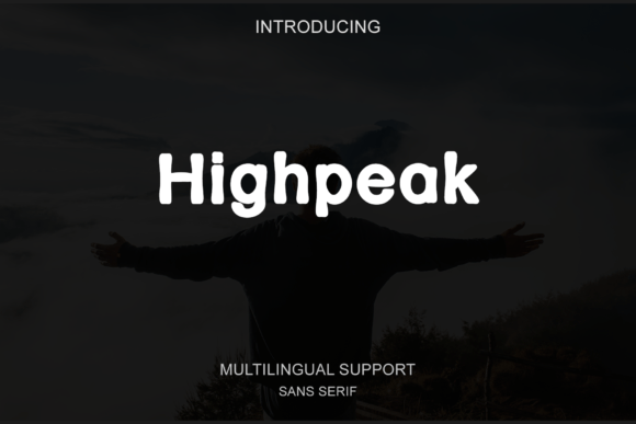 Highpeak: A Modern Font for Business Success