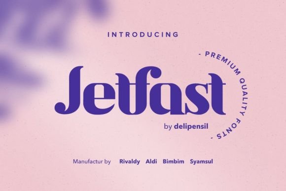 Jetfast: A Bold Serif Font for Web Design