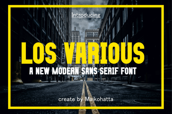 Los Various Font for Business