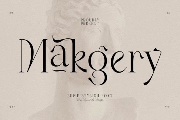 Makgery: A Stylish Serif for Campaigns