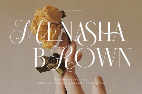 Menasha Brown Font: Elegant Serif for Editorial Design