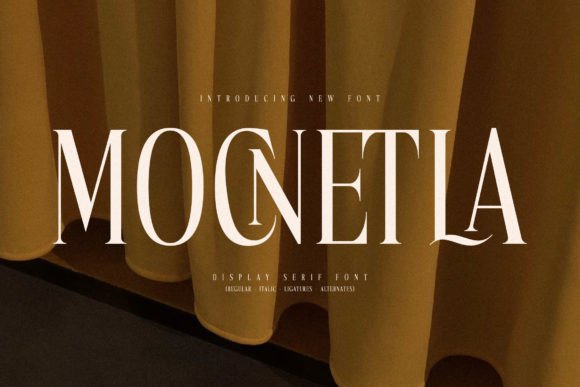 Mocnetla: Elegant Serif Font for Crafters