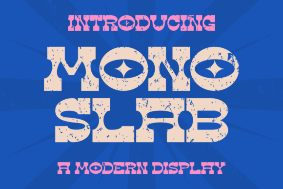 Mono Slab Font: Modern Typeface