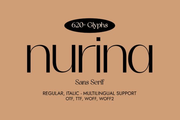 Nurina: A Font for Polished Branding