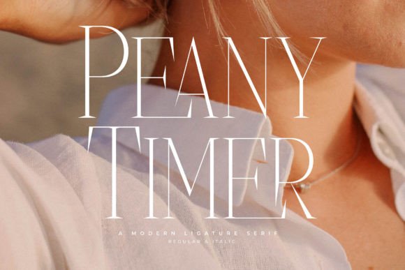 Peany Timer: A Serif Font for Creative Makers