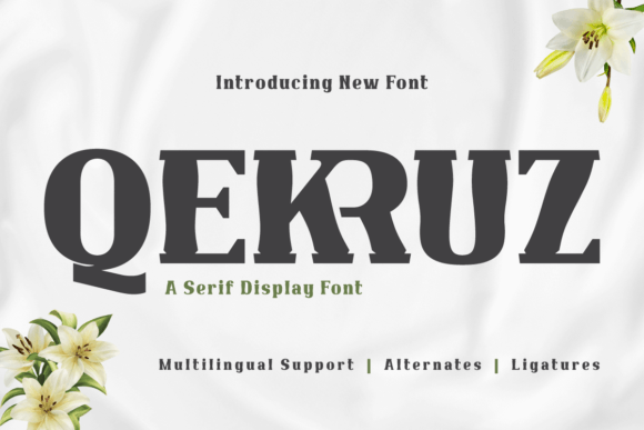 Qekruz: A Serif Font for Elegant Design