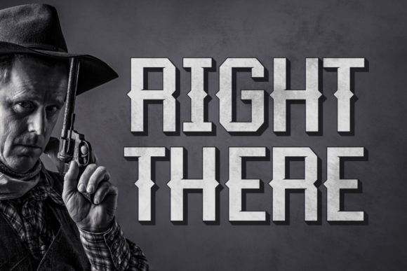 Right There Font for Creative Makers