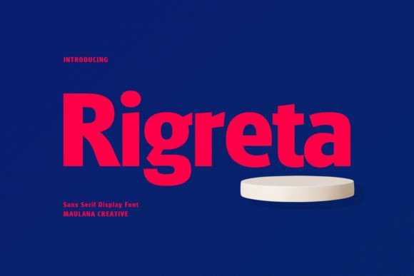 Rigreta: Bold Font for Strong Campaigns