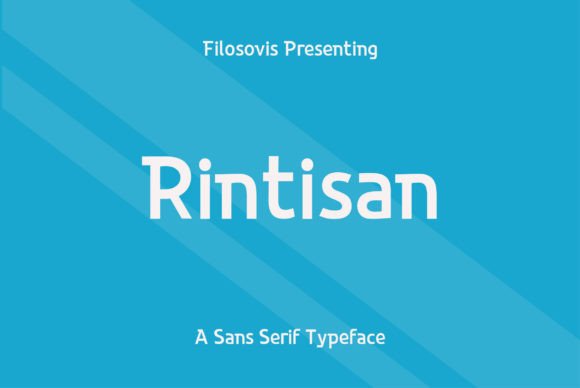 Rintisan: A Modern Sans Serif Display Font for Editorial Calm
