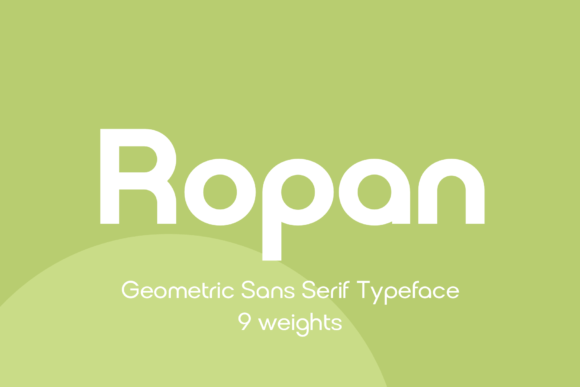Ropan: A Modern Sans Serif Font