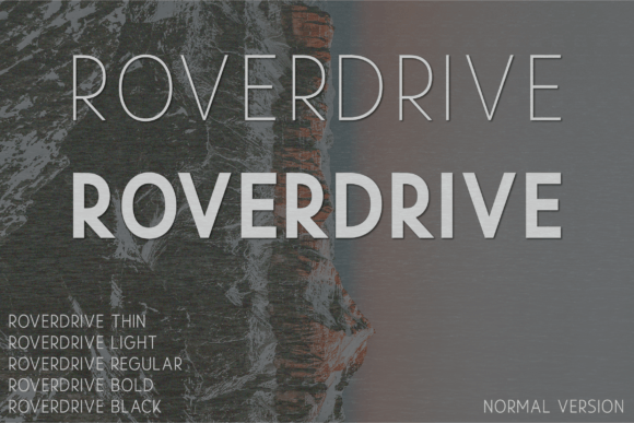 Roverdrive: A Font for Crafters