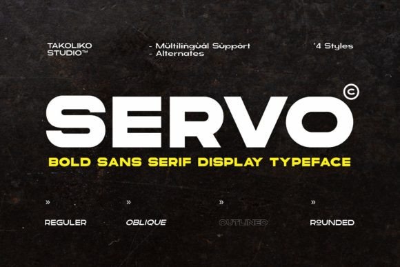 Servo: A Modern Sans Serif Font That Elevates Your Brand