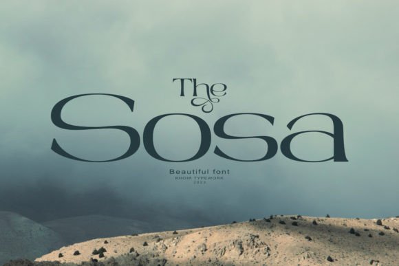 Sosa: A Stylish Serif Font for Web Design