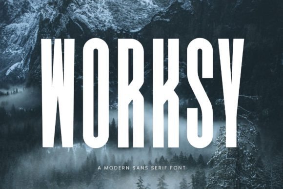 Worksy: A Modern Typeface for Elegant Design