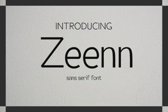 Zeenn: A Modern Sans Serif for Web Design